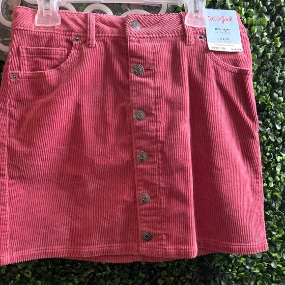 MIDI CORDAROY SKIRT - Picture 1 of 2